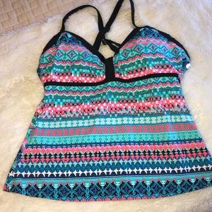 ☀️ EUC Next Level Apparel Underwire Tankini Top ☀️